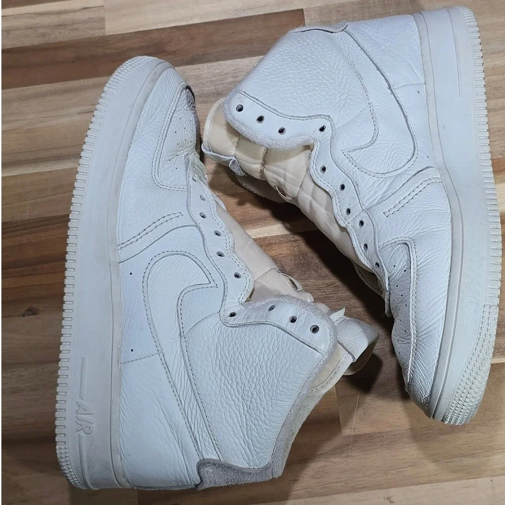 Nike Air Force 1 High‎ Sculpt Sail DC3590-102 Womens 9.5 White Retro Sneakers